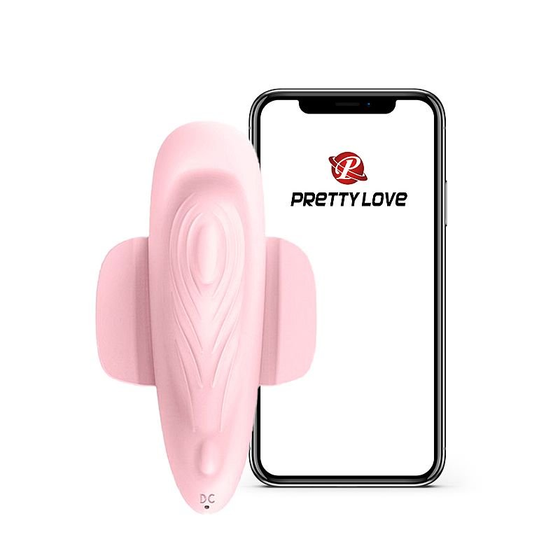 Vibrador de calcinha - com Controle Remoto - Wireless e APP para Smartphone - Pretty Love