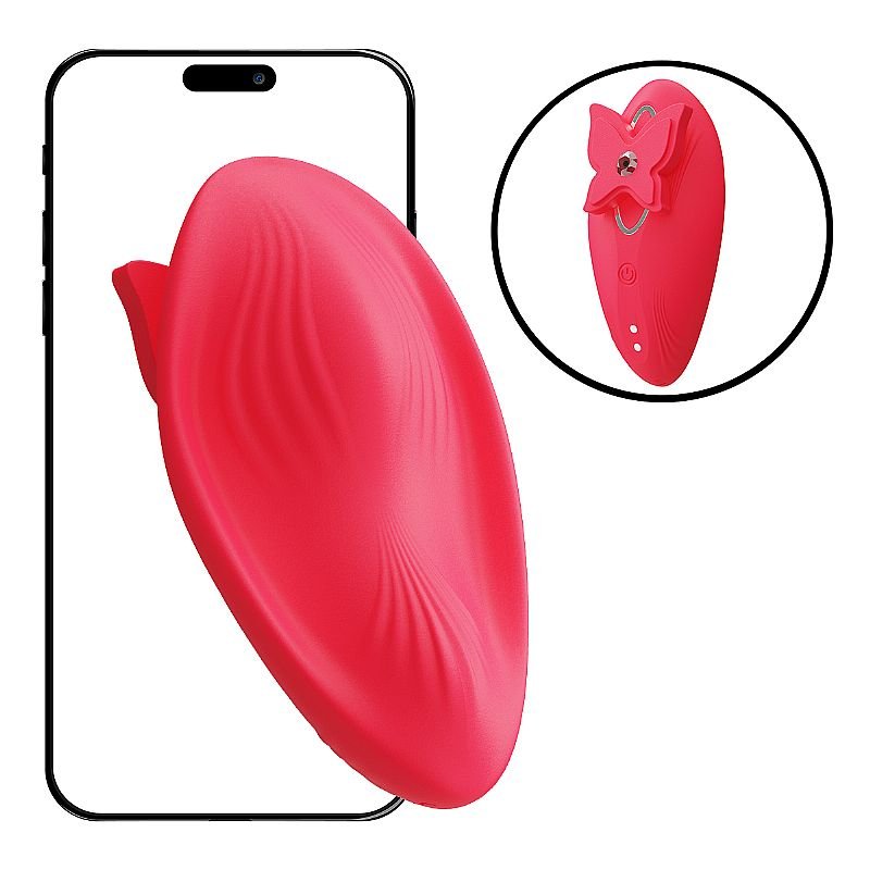 Vibrador de Calcinha com Ondulação - À Longa Distância - APP