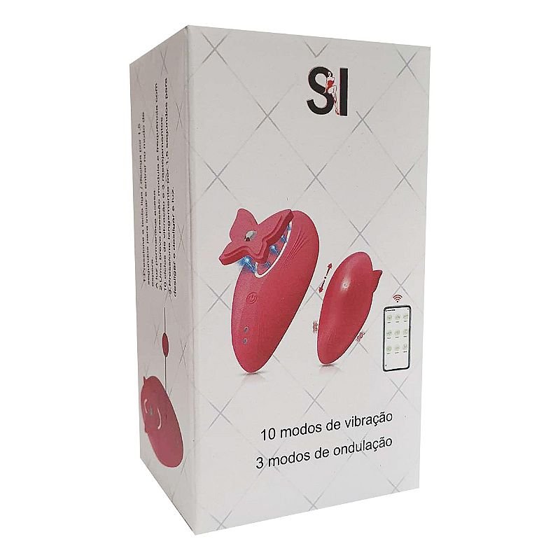 Vibrador de Calcinha com Ondulação - À Longa Distância - APP