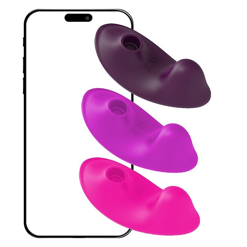 Vibrador de Calcinha com Pulsação - À Longa Distância - APP - Suction Vib - Roxo