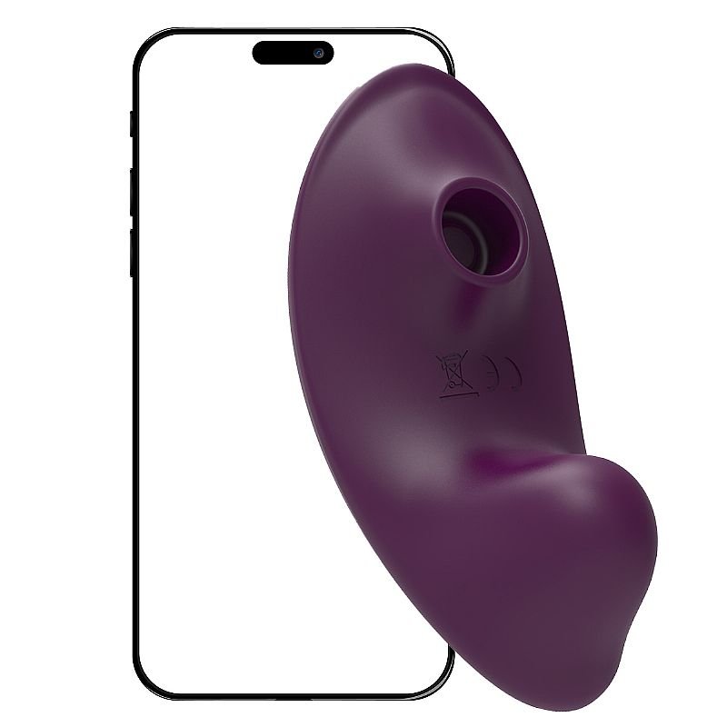 Vibrador de Calcinha com Pulsação - À Longa Distância - APP - Suction Vib - Pink