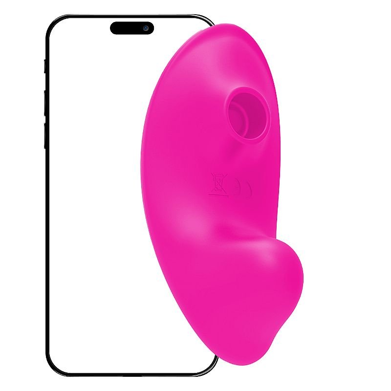 Vibrador de Calcinha com Pulsação - À Longa Distância - APP - Suction Vib - Roxo