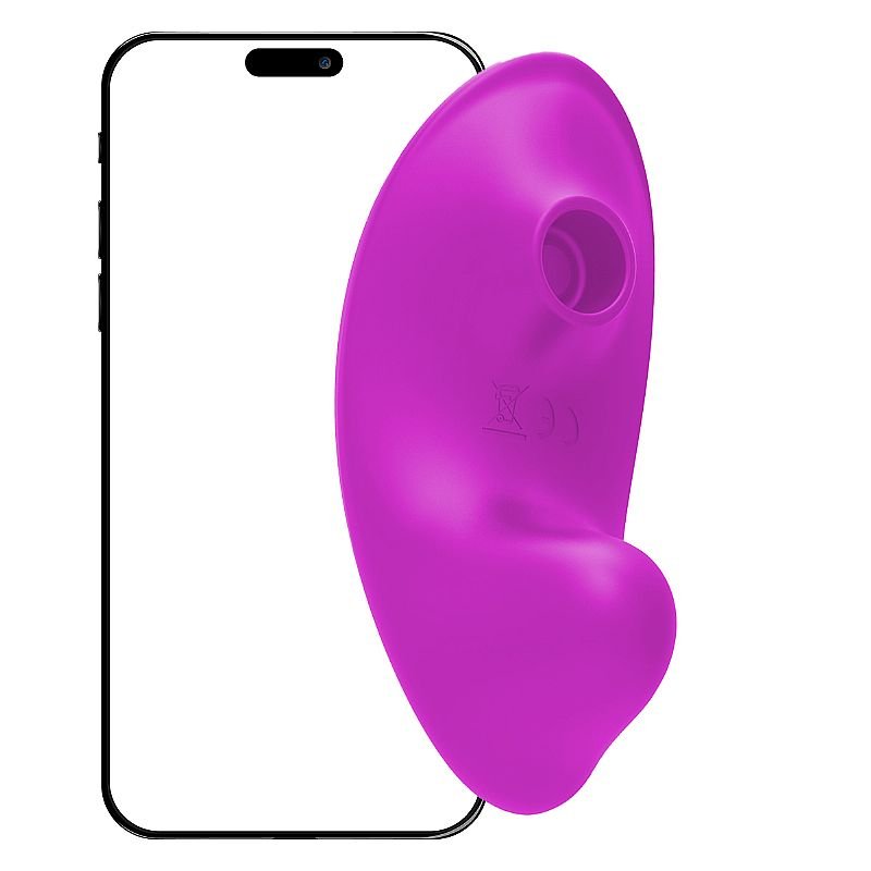 Vibrador de Calcinha com Pulsação - À Longa Distância - APP - Suction Vib - Roxo