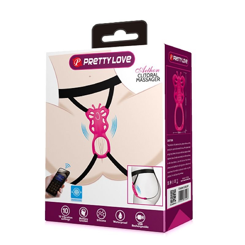 Vibrador de Calcinha de Borboleta - via APP - À Longa Distância - Pretty Love