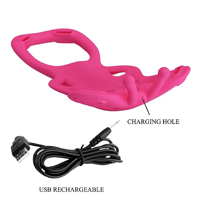 Vibrador de Calcinha de Borboleta - via APP - À Longa Distância - Pretty Love