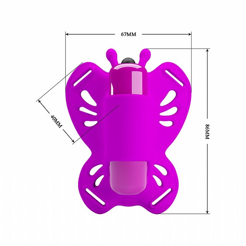 Vibrador de calcinha - Formato de Borboleta ( Estilo Cinta ) - Sloane - Pretty Love