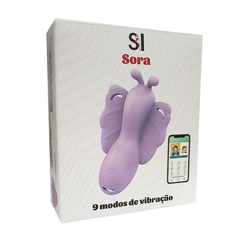 Vibrador de Calcinha - Formato de Borboleta - Sora - À Longa distância App