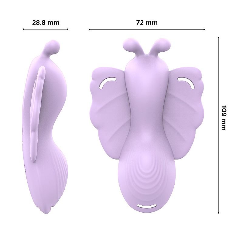 Vibrador de Calcinha - Formato de Borboleta - Sora - À Longa distância App