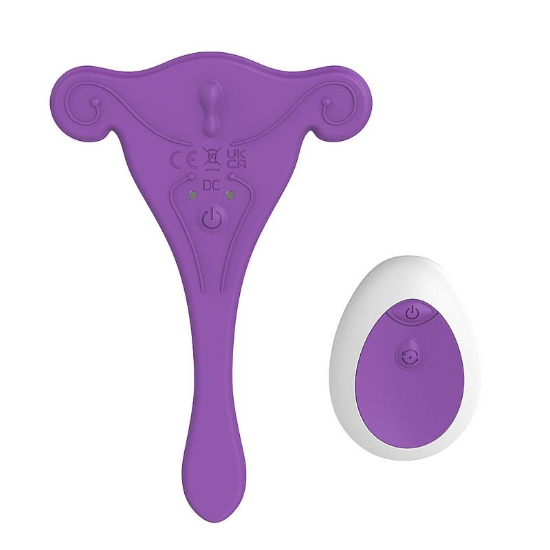 Vibrador de calcinha Recarregável com Controle - Green Baby - Roxo