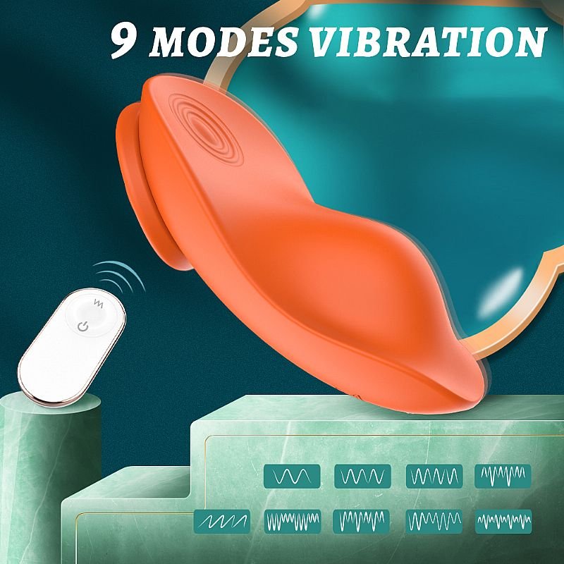 Vibrador de Calcinha Recarregável com Controle - Leaf -RCT - S-Hande - Azul Tiffany