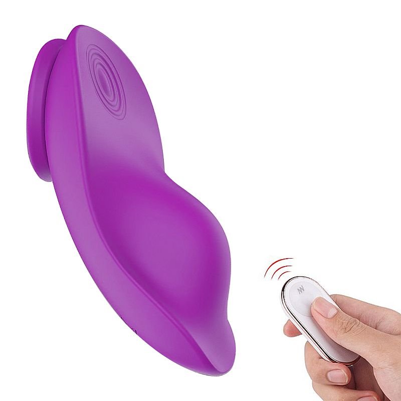 Vibrador de Calcinha Recarregável com Controle - Leaf -RCT - S-Hande - Roxo