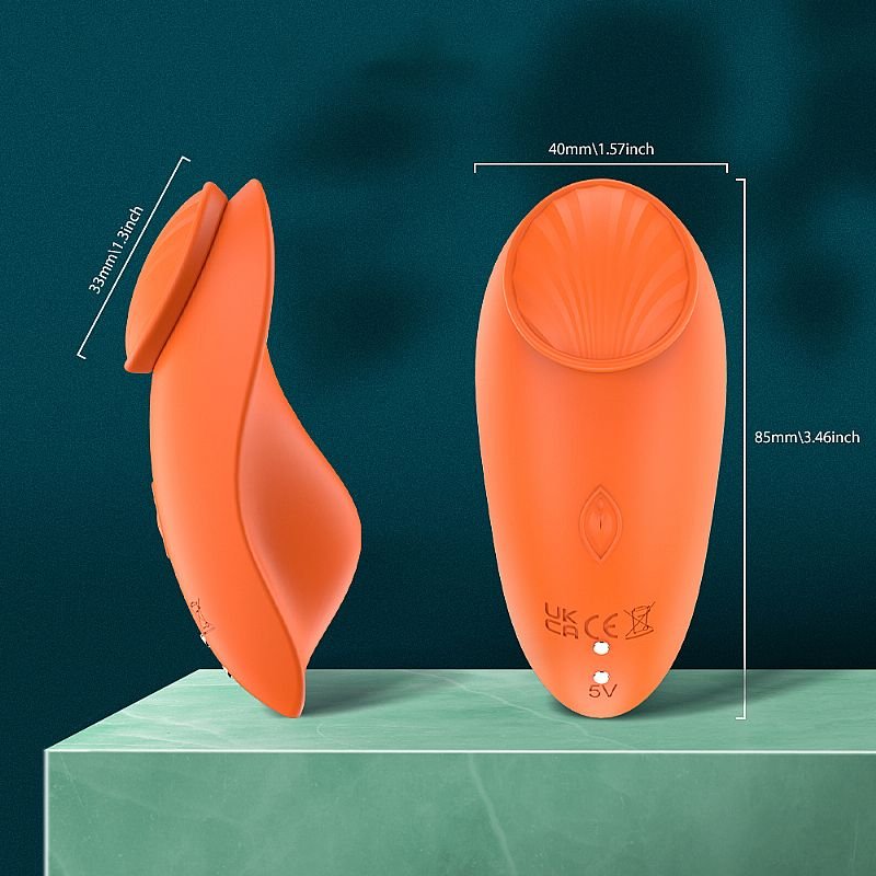 Vibrador de Calcinha Recarregável com Controle - Leaf -RCT - S-Hande - Roxo