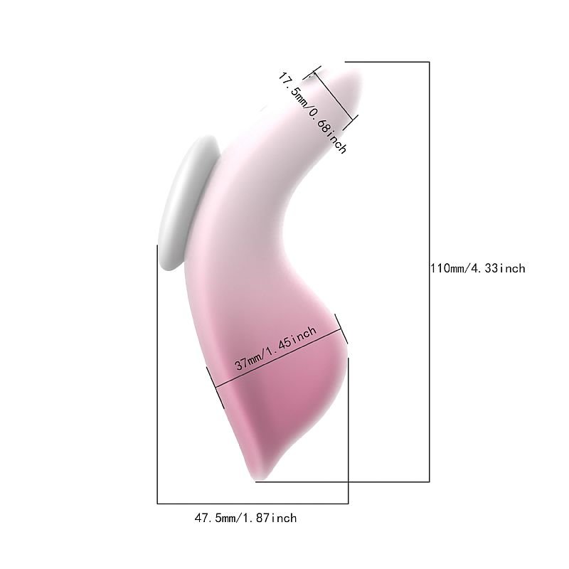 Vibrador de Calcinha - Recarregável com Controle Remoto 2