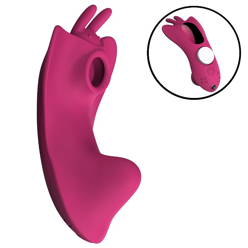 Vibrador de Calcinha / Recarregável - Grace - À Longa Distância - APP - Roxo