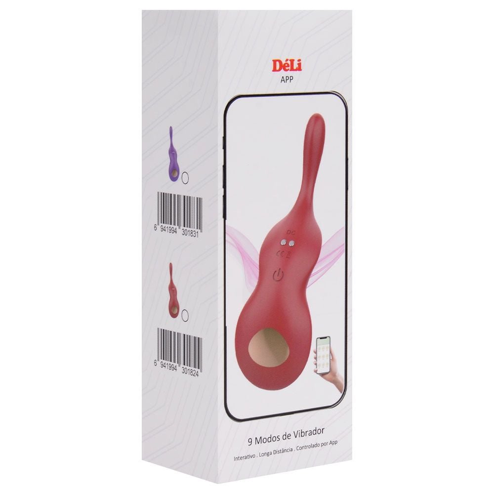 Vibrador De Calcinha Via App 9 Modos Déli Sexy Import