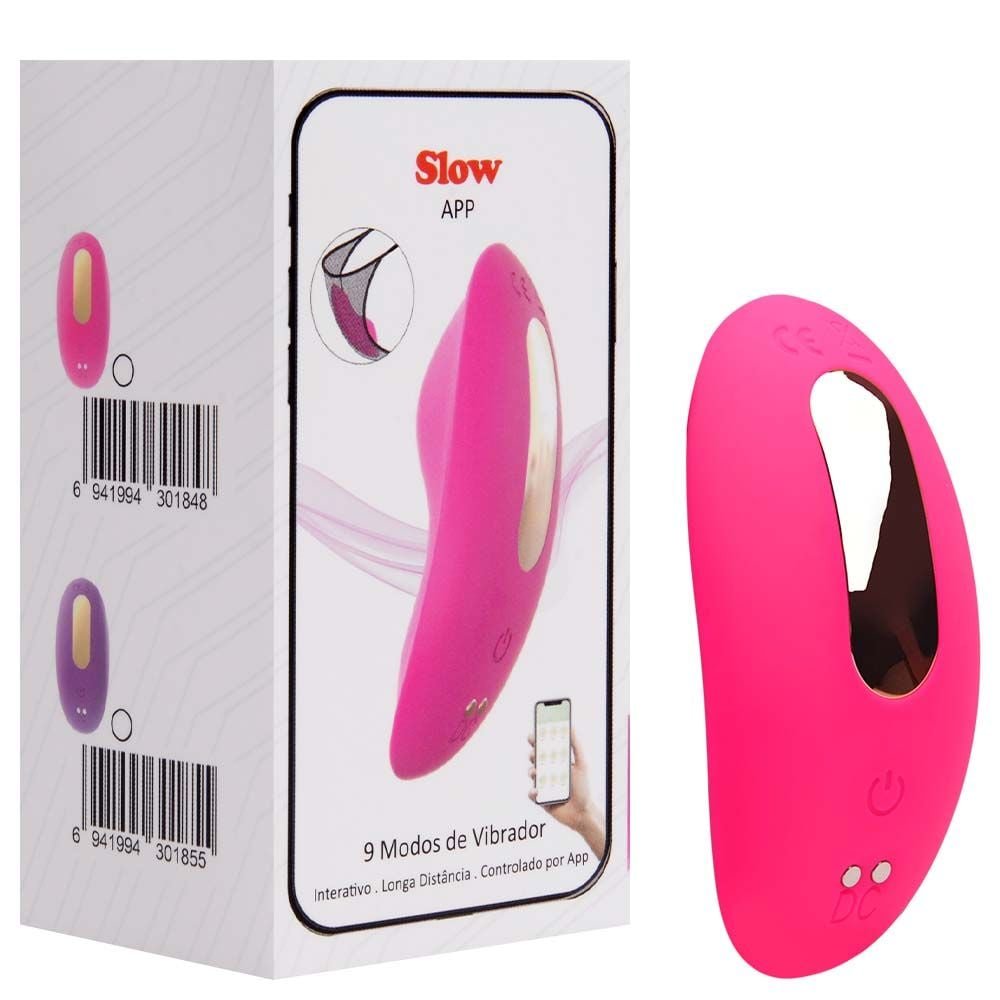 Vibrador De Calcinha Via App 9 Modos Slow Sexy Import