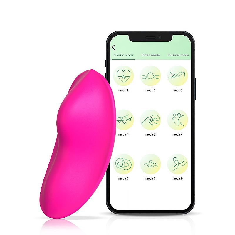 Vibrador de Calcinha via APP - À Longa Distância - Slow - Pink