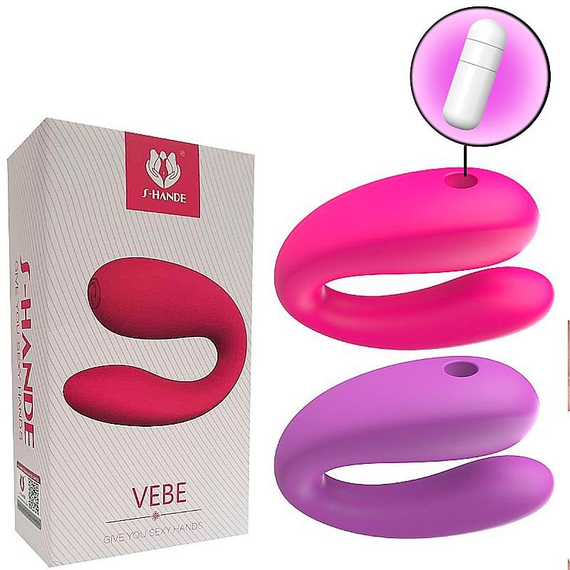 Vibrador de Casal / À Bateria - Vebe - S-Hande - Pink
