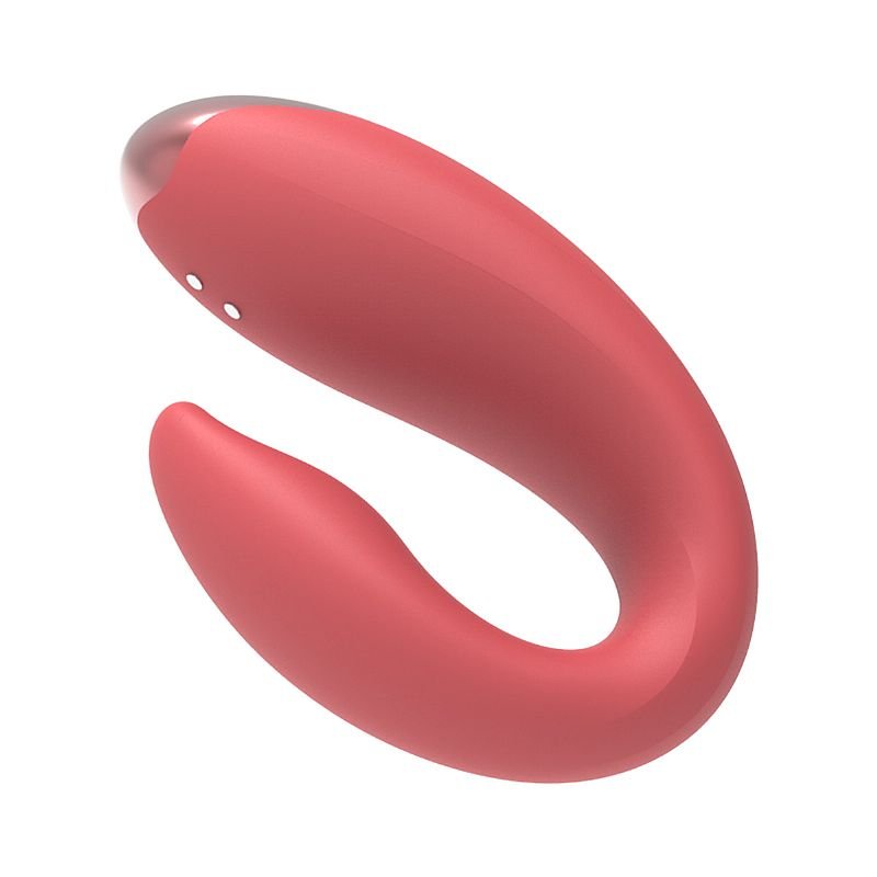 Vibrador de Casal com Case de Acrílico Recarregável / com Controle Remoto