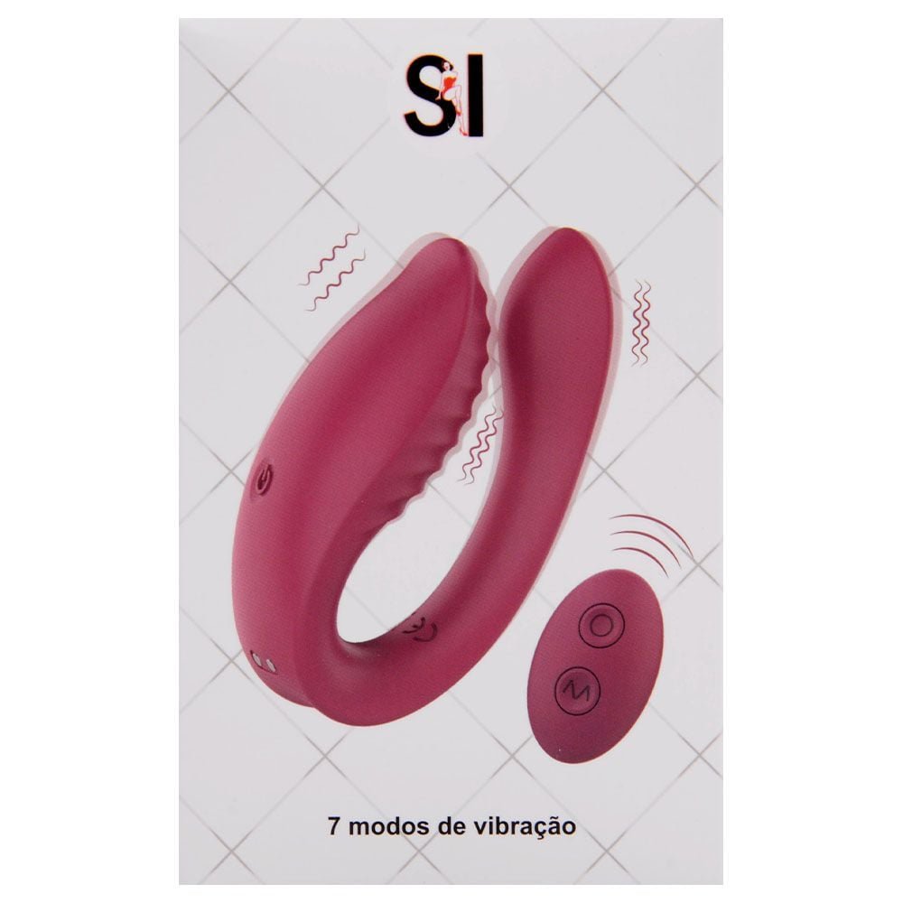 Vibrador De Casal Com Controle 7 Modos Sexy Import