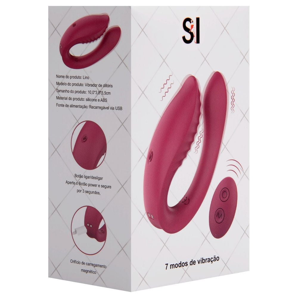 Vibrador De Casal Com Controle 7 Modos Sexy Import