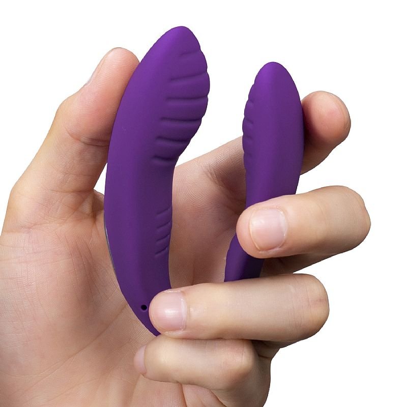 Vibrador de Casal com controle Remoto - Hari - Preto