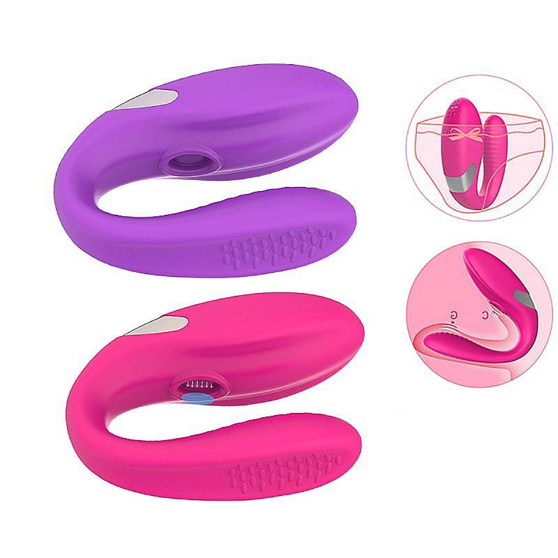 Vibrador de Casal com Pulsação - UMI - S-Hande - Pink