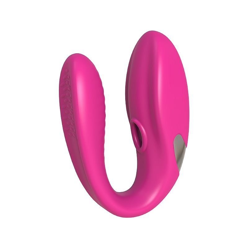 Vibrador de Casal com Pulsação - UMI - S-Hande - Pink