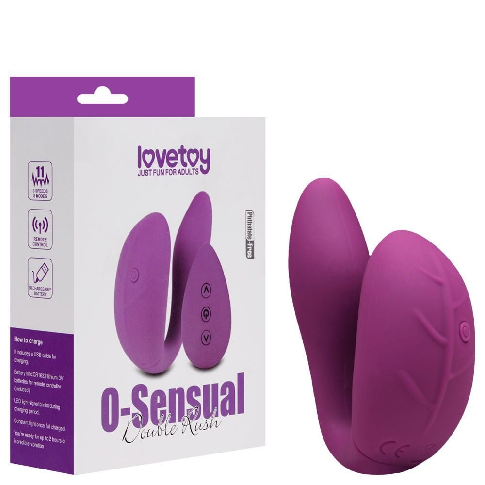 Vibrador De Casal Double Rush Lovetoy Sexy Import