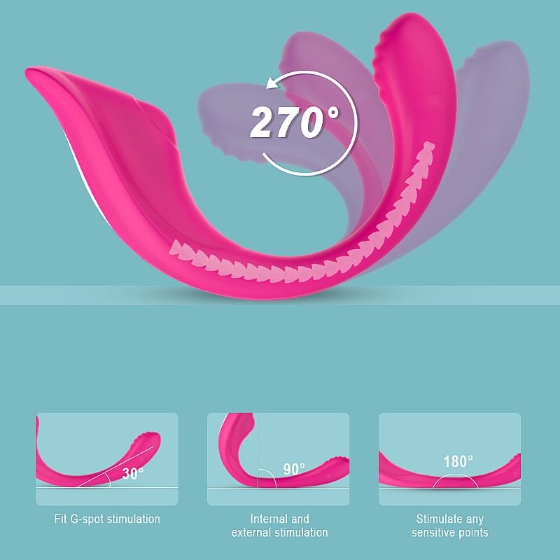 Vibrador de Casal Recarregável - Ribbon Pro com Controle - S-Hande