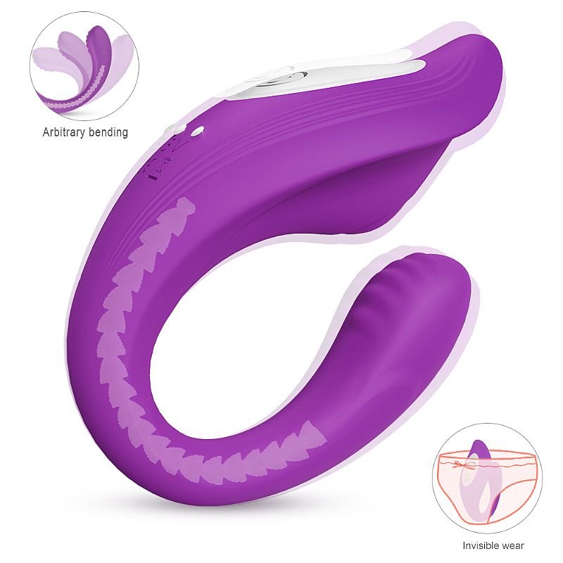 Vibrador de Casal Recarregável - Ribbon Pro com Controle - S-Hande