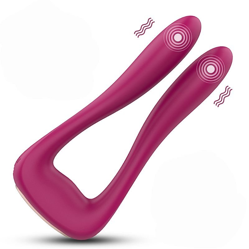 Vibrador de Casal - Vanessa - S-Hande - Vinho