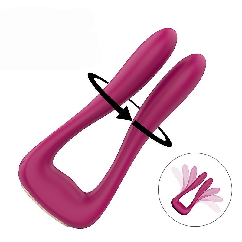 Vibrador de Casal - Vanessa - S-Hande - Vinho