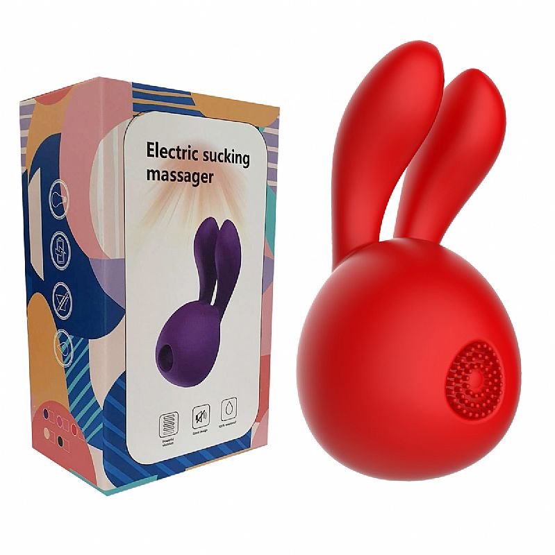 Vibrador de clitóris com Dedilhar / Tapping - Formato de coelho