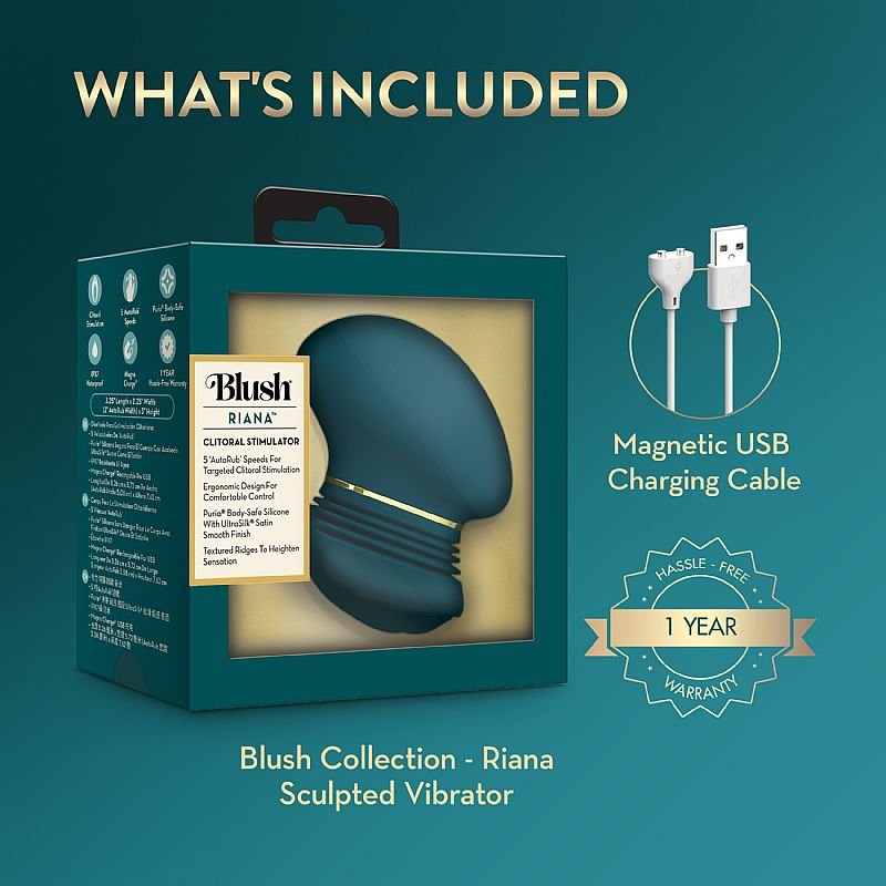 Vibrador de Clitóris com Estimulador 360°- Riana - Blush