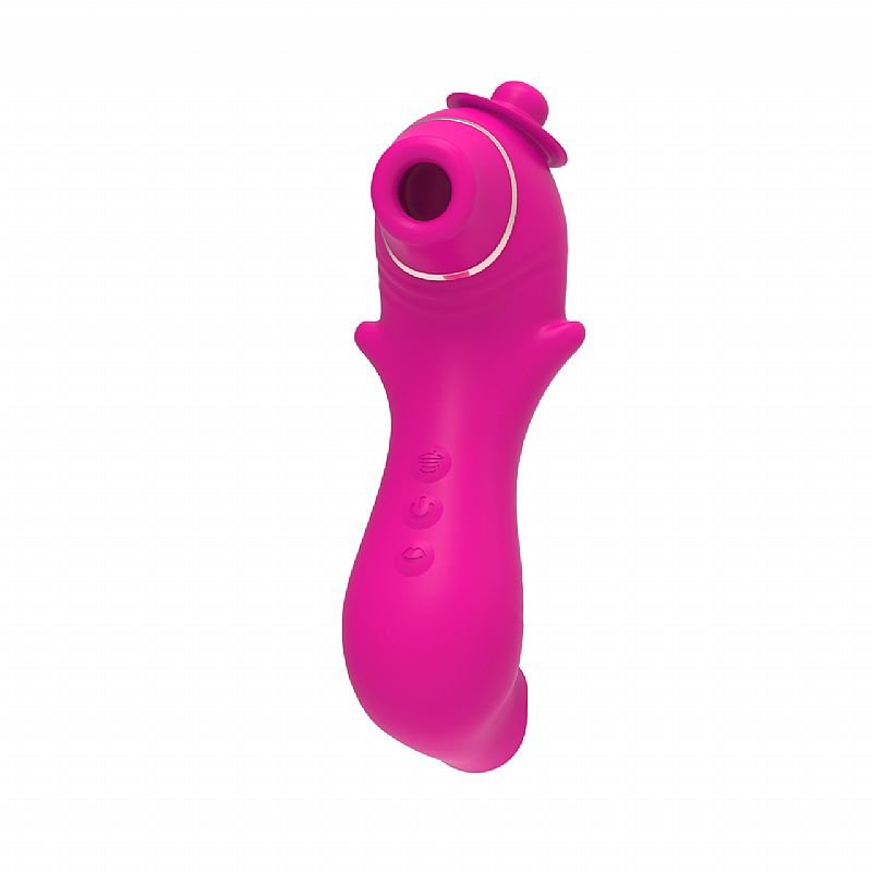 Vibrador de Clitóris com Estimulador de Língua / Pulsação - ALWUP - Roxo
