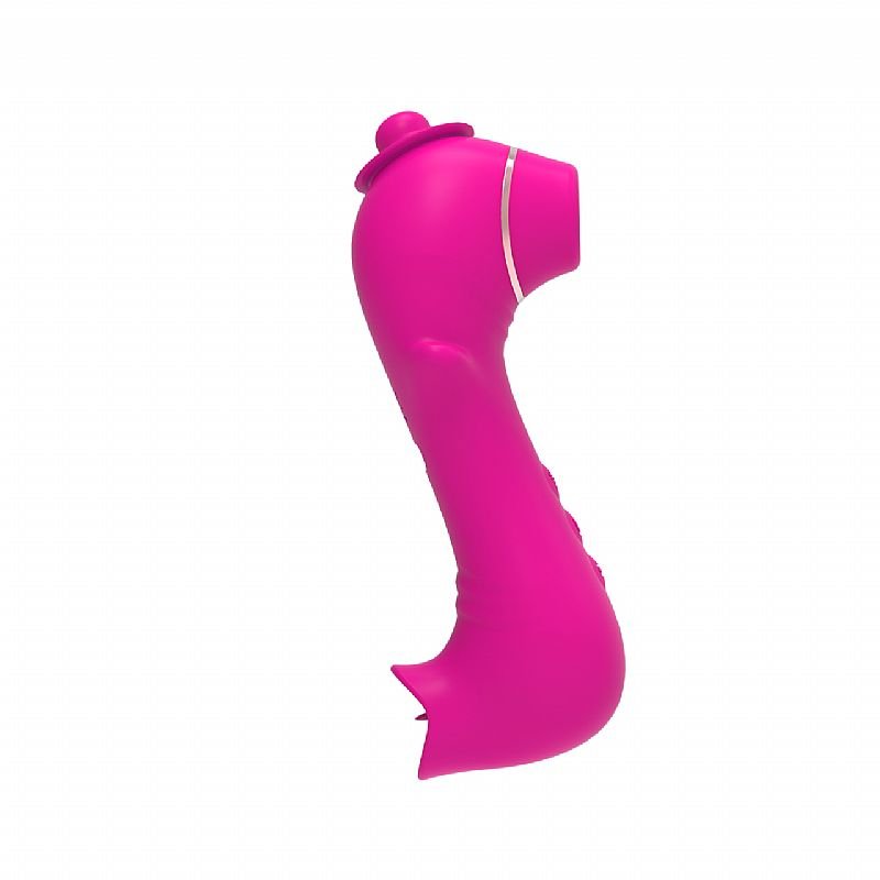 Vibrador de Clitóris com Estimulador de Língua / Pulsação - ALWUP - Roxo