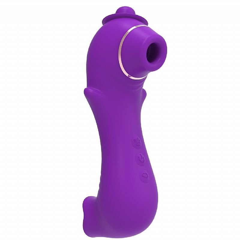 Vibrador de Clitóris com Estimulador de Língua / Pulsação - ALWUP - Roxo