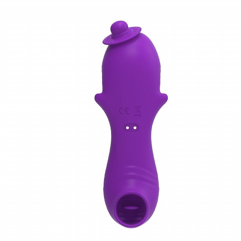 Vibrador de Clitóris com Estimulador de Língua / Pulsação - ALWUP - Roxo
