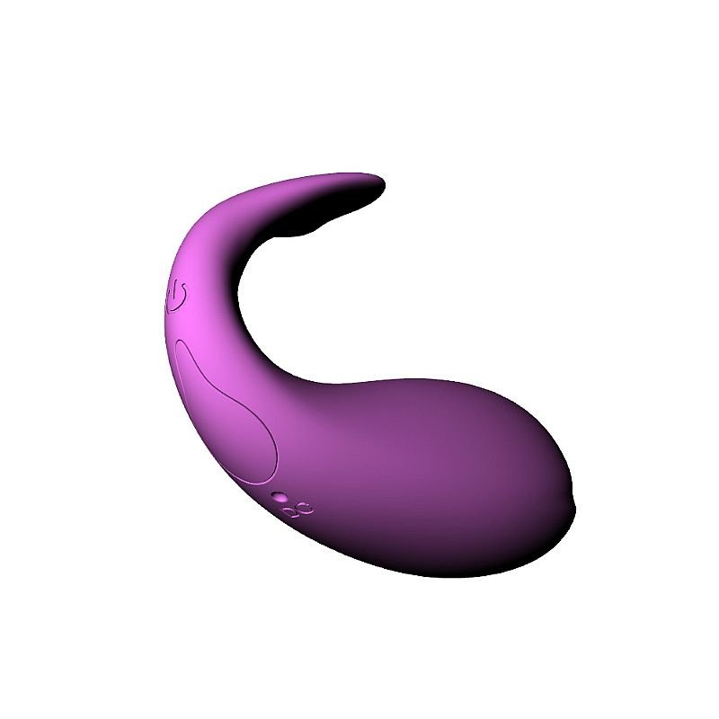 Vibrador de Clitóris com Formato de Baleia - Rosa