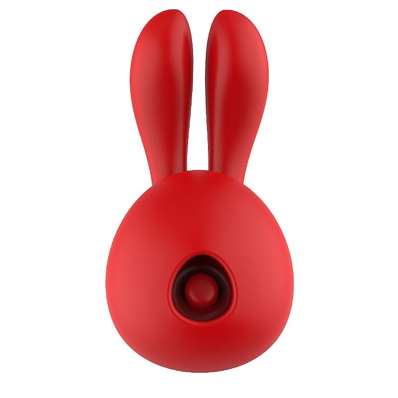 Vibrador de clitóris com Formato de coelho / Pulsação - Rosa