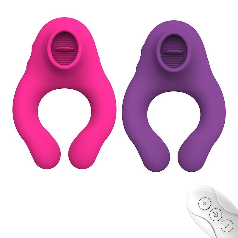 Vibrador de Clitóris com Língua / Com controle remoto - Lick Ring - ALWUP