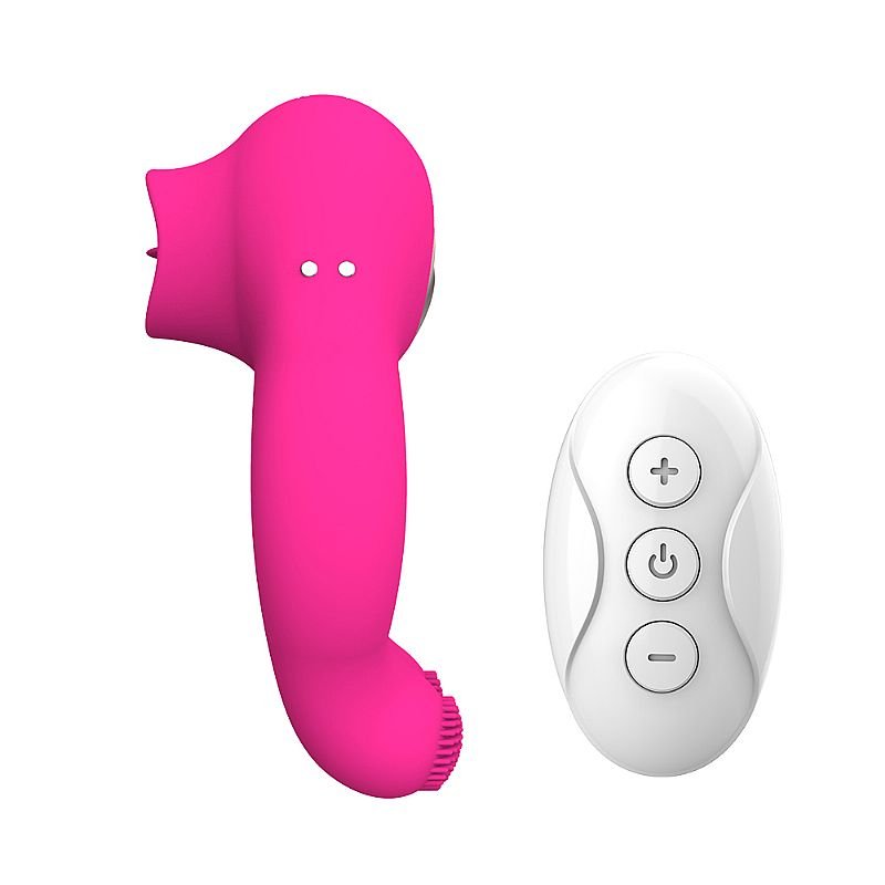 Vibrador de Clitóris com Língua / Com controle remoto - Lick Ring - ALWUP