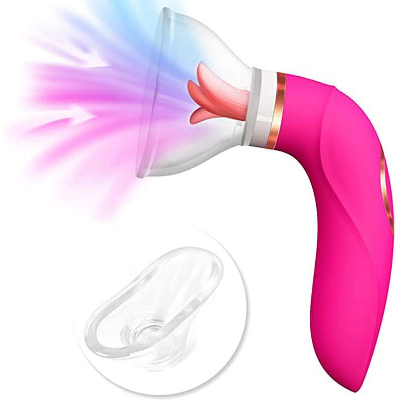 Vibrador de Clitóris com Língua e Sucção 2