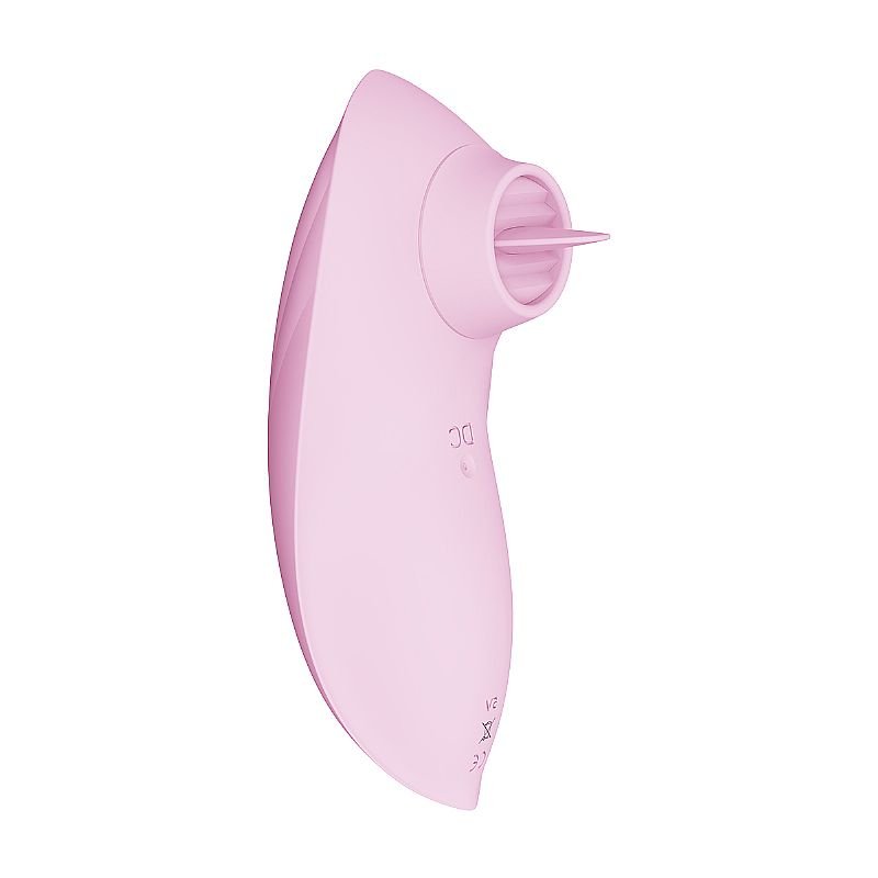 Vibrador de Clitóris com Língua Estimuladora - Rosa