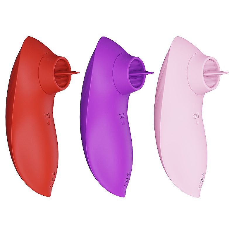 Vibrador de Clitóris com Língua Estimuladora - Roxo
