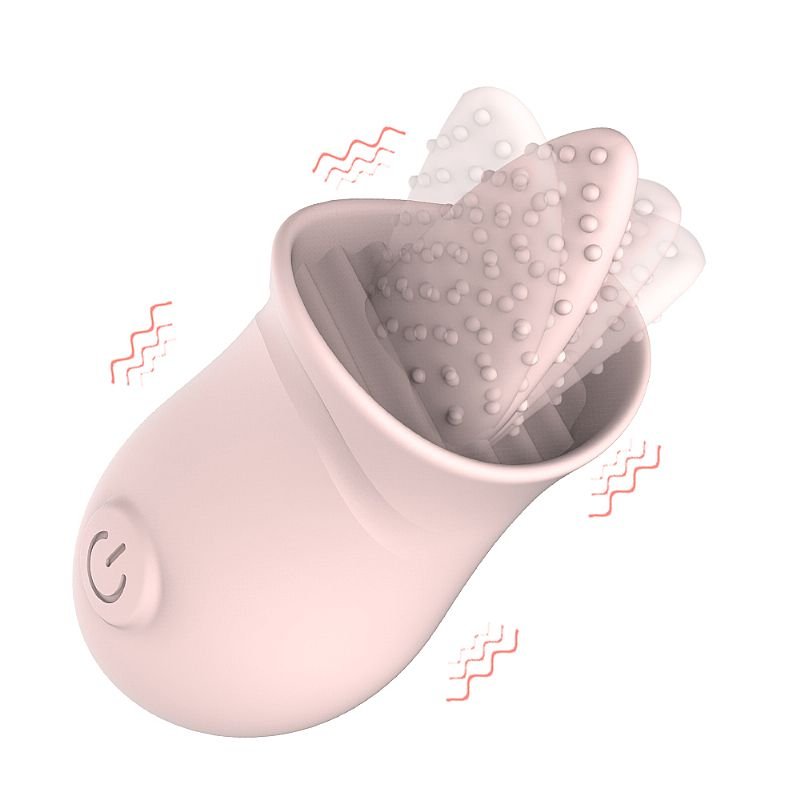 Vibrador de clitóris com Língua Estimuladora - Vermelho