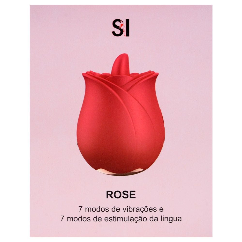 Vibrador De Clitóris Com Língua Rosa 3 Sexy Import