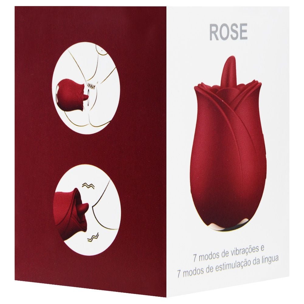 Vibrador De Clitóris Com Língua Rosa 3 Sexy Import