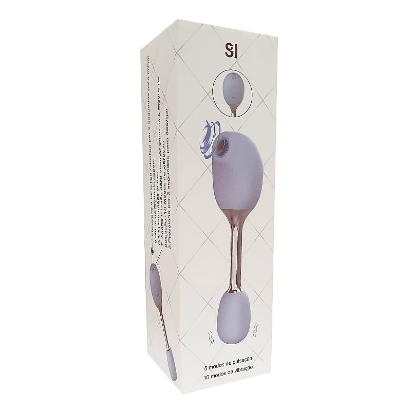 Vibrador de clitóris com Pulsação - 15,5x4,2